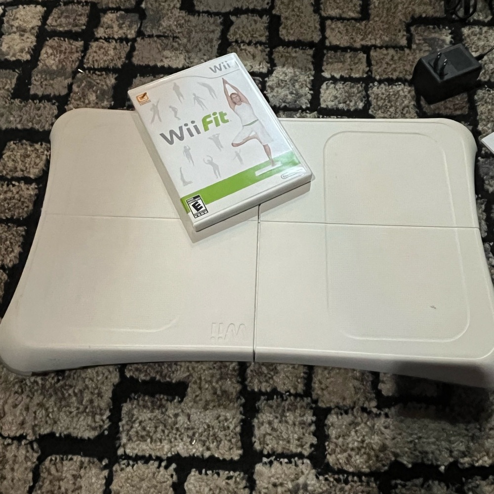 Nintendo Wii Fit Balance Board with Game - White